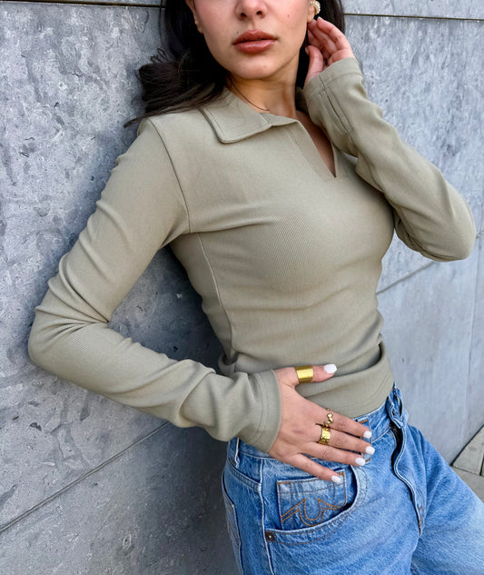 Khaki Top